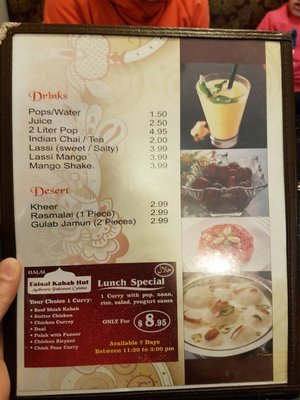 Menu photo 4 Faisal Kabab Hut Calgary, AB