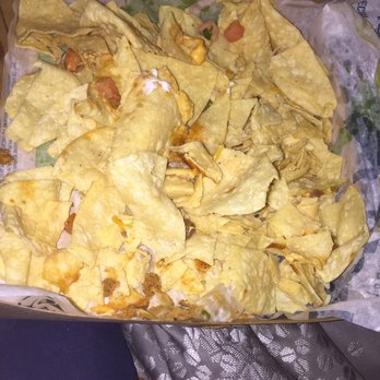 Taco Bell - Nothing but a box of chips - Fast Food Near Me - Southfield, Michigan