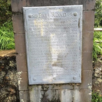 Nu'uanu Pali State Wayside - Here is a description of the Old Pali Road. - Parks Near Me