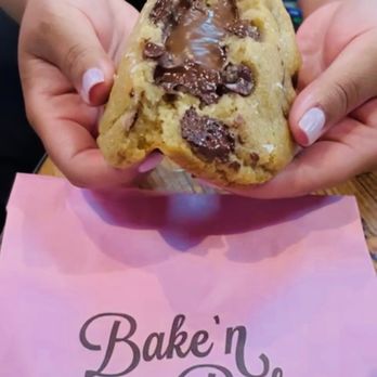 Bake'n Babes - Nutella Stuffed Chocolate Chip Cookie - Desserts Near Me - Tampa, Florida