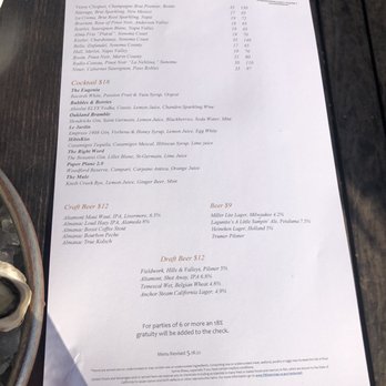 Limewood Bar & Restaurant - Menu - New American Near Me - Berkeley, California Limewood Bar & Restaurant - Menu - New American Near Me - Berkeley, California
