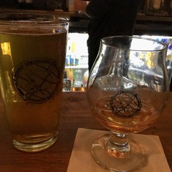 Somewhere in Particular Brewing - Different glasses for different ales. This is a sign the brewer takes his brews seriously. - Brewpubs Near Me - Columbus, Ohio Somewhere in Particular Brewing - Different glasses for different ales. This is a sign the brewer takes his brews seriously. - Brewpubs Near Me - Columbus, Ohio