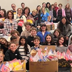 Valley Outreach Synagogue - Just one of many inter-generational Mitzvah projects at VOS.
