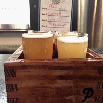Perfect Plain Brewing - The flight we got! - Brewpubs Near Me - Pensacola, Florida