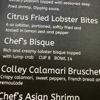 Menu photo 5 Chefs Kitchen and Cocktails Norfolk, VA