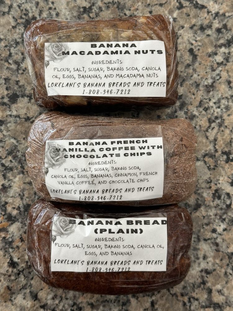 Lokelani's Banana Bread & Treats Logo
