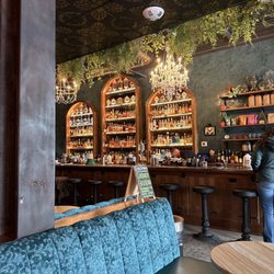 Noel's Coffee & Apothecary - Bar with coffee station in the front. Really nice environment