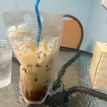 Sweet Corner Cafe - Iced Caramel Macchiato - Comfort Food Near Me - Aiea, Hawaii