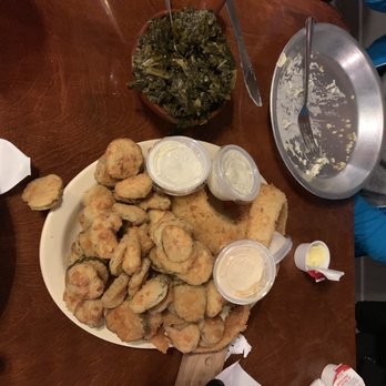 Top O the River - Pickles n ring combo with a pot o green - Seafood Near Me - Anniston, Alabama Top O the River - Pickles n ring combo with a pot o green - Seafood Near Me - Anniston, Alabama