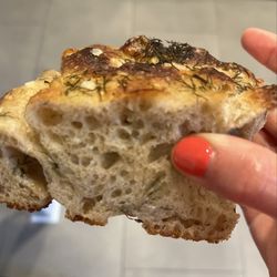 Taste of East Aurora - Dill focaccia from Blue Eyed Baker - perfect for soup season