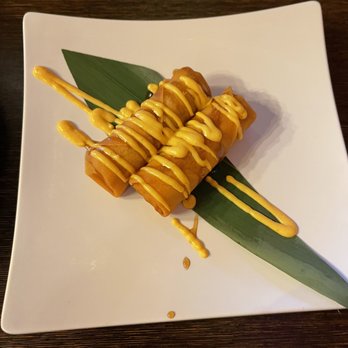 Ohana Sushi - Spring rolls (sauce on top is delicious) - Japanese Near Me - Suffolk, Virginia