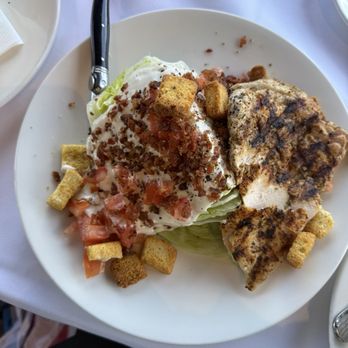 Smith's Landing Seafood Grill - Wedge of Iceberg Salad with chicken - Seafood Near Me - Antioch, California Smith's Landing Seafood Grill - Wedge of Iceberg Salad with chicken - Seafood Near Me - Antioch, California