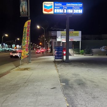 Chevron - a gas station at night - Gas Stations Near Me - Van Nuys, California Chevron - a gas station at night - Gas Stations Near Me - Van Nuys, California