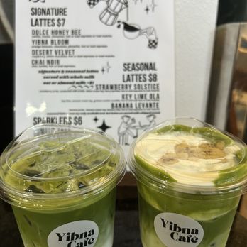 Yibna Café - Banana Levante and Desert Velvet - Bakeries Near Me - Duluth, Georgia