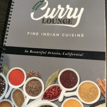Curry Lounge - Menu cover - Indian Near Me - Artesia, California