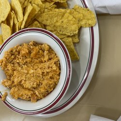 frozen Joe's in Roberta ga - Buffalo chicken dip with chips