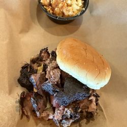 Mission BBQ - Brisket sandwich