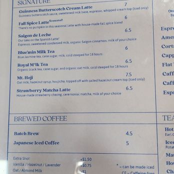 Ondo Coffee - menu as of 2/17/25 - Coffee & Tea Near Me - Los Angeles, California Ondo Coffee - menu as of 2/17/25 - Coffee & Tea Near Me - Los Angeles, California