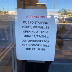 To show how short staffed