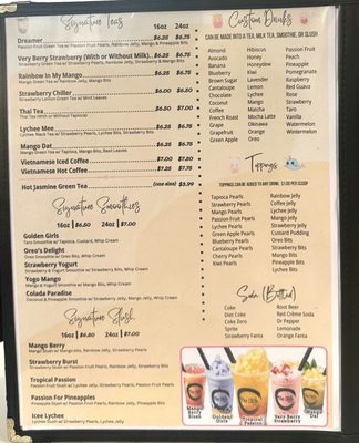 Menu photo 3 Bo Tea Cafe Slidell, LA Menu photo 3 Bo Tea Cafe Slidell, LA