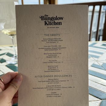 The Bungalow Kitchen - Dessert menu - New American Near Me - Tiburon, California The Bungalow Kitchen - Dessert menu - New American Near Me - Tiburon, California