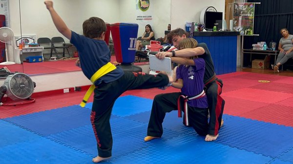 Free Trial Class - We LOVE Christie & Scottie! Great TKD school! 💕✨ Recommend this journey for your young ones! Amazing studio! QUALITY INSTRUCTION! 🥋 🙏♥️
ATC offers martial arts classes and enrichment classes at several locations. Please see the current schedule to see which location works best for your family. Curious Cubs 2 1/2-4 Years
Little Lions 4-7 Years
Juniors 7+ Years
Gumdo 7+ Years
Hapkido 13+ Years
To get up to date info: text @atcyesican to 81010
Family Discounts Available-Please contact for pricing
Join Our Family
When you join American Taekwondo Center, you become part of our family! We are a community based school that respects the traditions of martial arts. Free Trial Class - We LOVE Christie & Scottie! Great TKD school! 💕✨ Recommend this journey for your young ones! Amazing studio! QUALITY INSTRUCTION! 🥋 🙏♥️
ATC offers martial arts classes and enrichment classes at several locations. Please see the current schedule to see which location works best for your family. Curious Cubs 2 1/2-4 Years
Little Lions 4-7 Years
Juniors 7+ Years
Gumdo 7+ Years
Hapkido 13+ Years
To get up to date info: text @atcyesican to 81010
Family Discounts Available-Please contact for pricing
Join Our Family
When you join American Taekwondo Center, you become part of our family! We are a community based school that respects the traditions of martial arts.