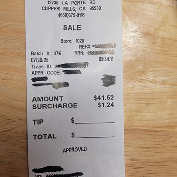Big Foot Eats & Market - July 30 receipt - American Near Me - Oroville, California Big Foot Eats & Market - July 30 receipt - American Near Me - Oroville, California