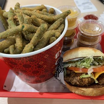 Wallace Chicken - Fried green beans - Chicken Wings Near Me - Walnut, California