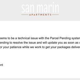 After a month of issues, a message sent, still no resolution. After a month of issues, a message sent, still no resolution.