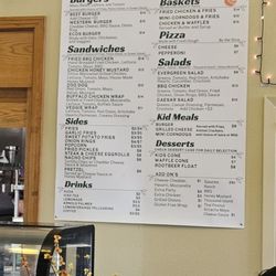 Evergreen Eatery - Menu