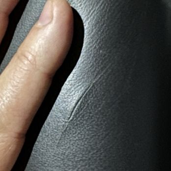 Mobile Leather Pro - The leather cut, before Ross - Furniture Reupholstery Near Me