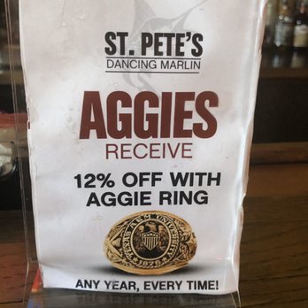 St. Pete's Dancing Marlin - 12% off with your ring. - American Near Me - Dallas, Texas