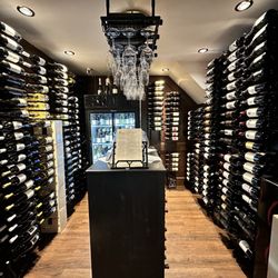 McMillin's Dining Room - Cool wine cellar!