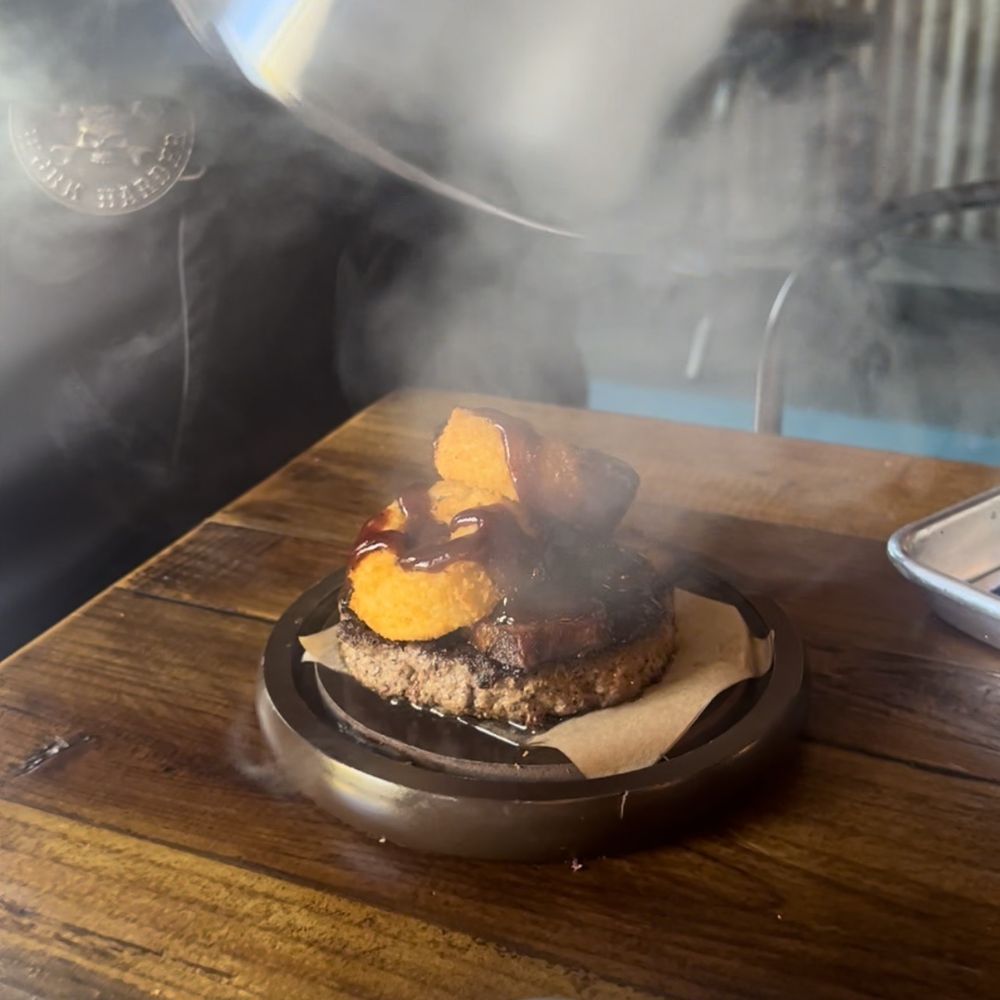 Sids Garage - Boss Hog with no bun (I wanted to taste all the flavors) - Burgers Near Me - Meridian, Idaho Sids Garage - Boss Hog with no bun (I wanted to taste all the flavors) - Burgers Near Me - Meridian, Idaho