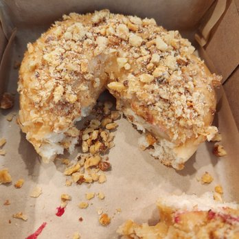 Good Town Doughnuts - Cut side of Maple Walnut, no filling ($5, Oct2022) - Donuts Near Me - Costa Mesa, California