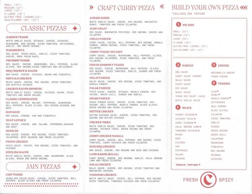 Menu photo 6 Curry Pizza House x Hidden Tap & Barrel San Diego, CA