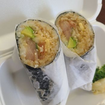 Huku Express - This was a very good Sushi Burrito. - Japanese Near Me - Fairfield, California