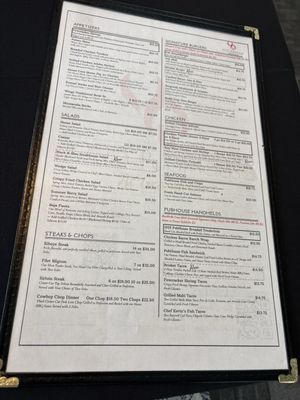 Menu photo 2 1925 PubHouse Anderson, IN
