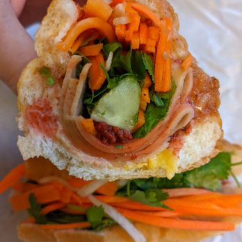 Bun Me! - The inside of the #1 Bun Me Deli Special - Vietnamese Near Me - Northridge, California