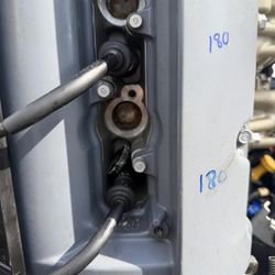 Trolling Motor Services Plus - Wall of calcium behind where the anodes are.