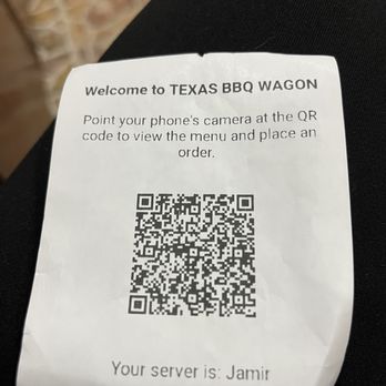 Texas BBQ Wagon - Scan barcode to view menu - Soul Food Near Me - Las Vegas, Nevada