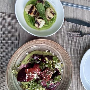 Oddfish - Beet salad & scallop - Seafood Near Me - Vancouver, British Columbia