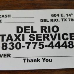 Del Rio Taxi Service - Contact info