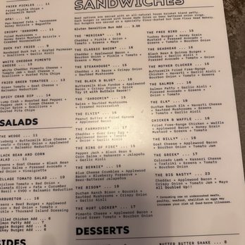 Stock & Barrel - Menu - Burgers Near Me - Knoxville, Tennessee