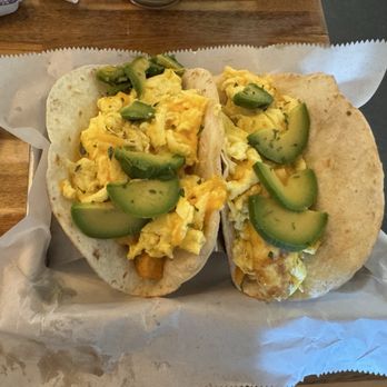 Bubbles and Brunch - Breakfast tacos, no meat - Breakfast & Brunch Near Me - Mobile, Alabama