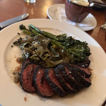 Cooks Tavern - Sirloin with broccolini and coconut collard greens - New American Near Me - Tacoma, Washington Cooks Tavern - Sirloin with broccolini and coconut collard greens - New American Near Me - Tacoma, Washington