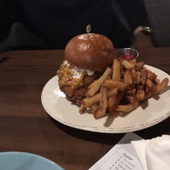 Sea Level NC - Huge fried chicken sandwich - Seafood Near Me - Charlotte, North Carolina Sea Level NC - Huge fried chicken sandwich - Seafood Near Me - Charlotte, North Carolina