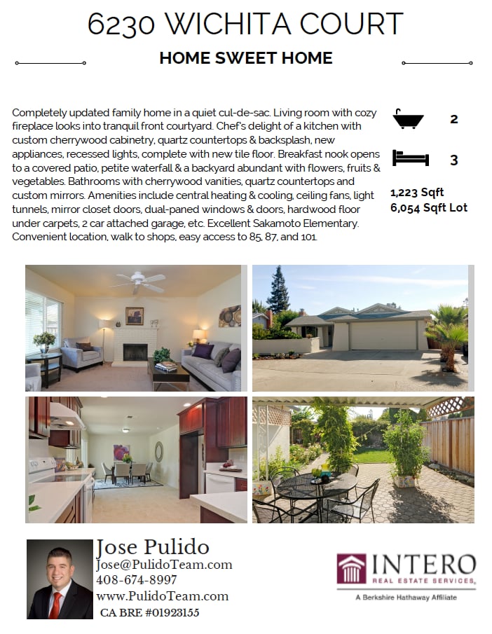 JOSE PULIDO INTERO REAL ESTATE SERVICES 10275 N De Anza Blvd