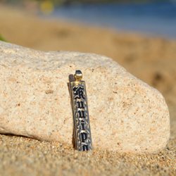 Gold Mart - 14k Hawaiian Vertical Pendant, available in all colors and in Sterling Silver
