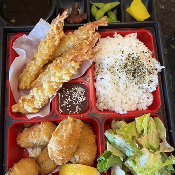 Teishoku - Shrimp with Fried Oyster - Japanese Near Me - Honolulu, Hawaii Teishoku - Shrimp with Fried Oyster - Japanese Near Me - Honolulu, Hawaii